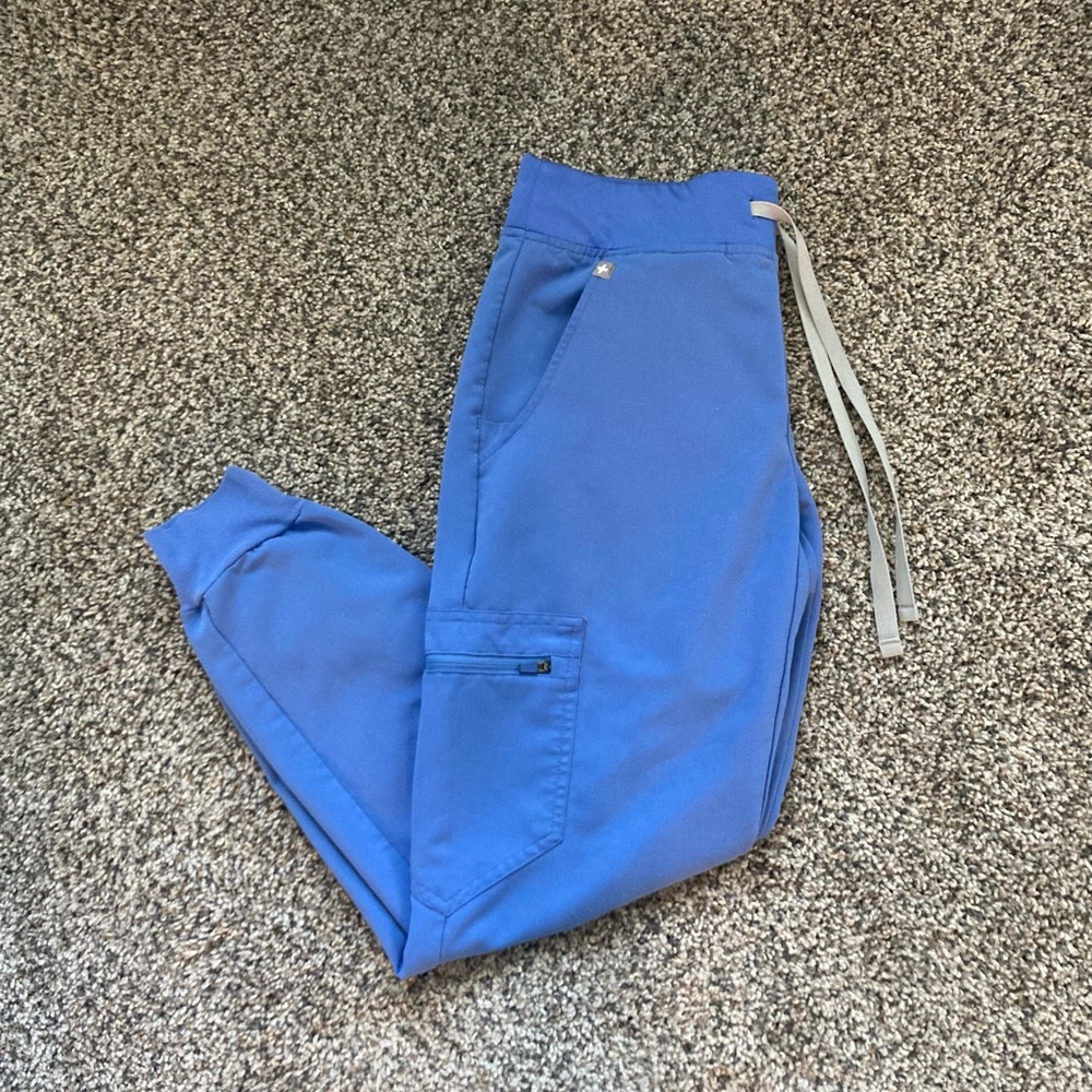 Figs Zamora Jogger Scrub Pants Ceil Blue